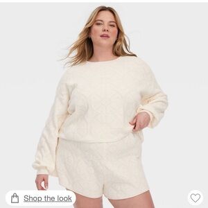 Target x Roller Rabbit Women's Cream Sweatshirt